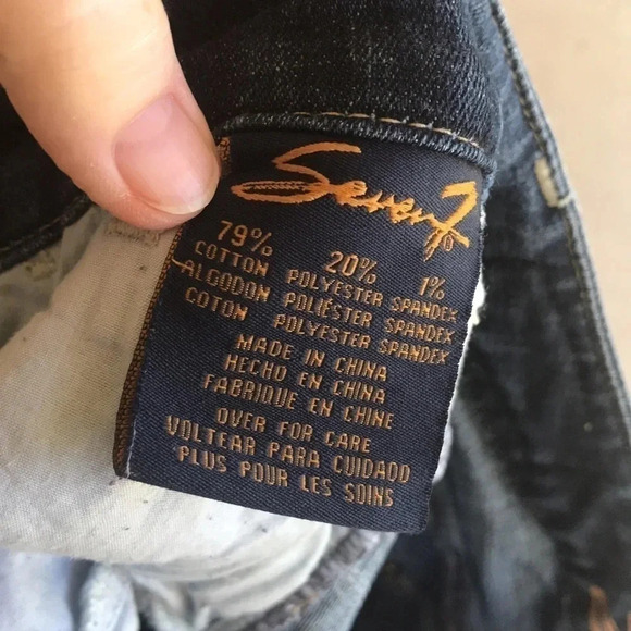 Seven7 Blue Flare Jeans - Picture 3 of 13